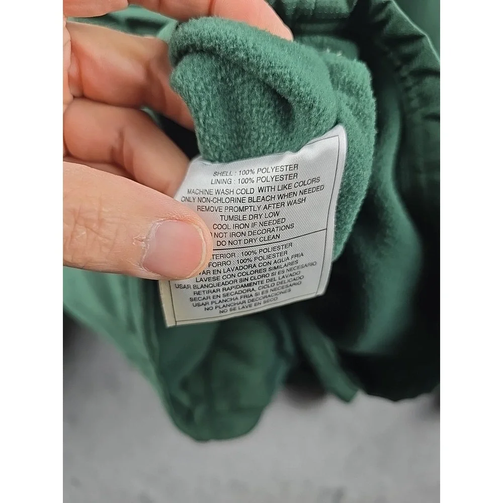 New York‎ Jets Jacket Mens 2XL Green NFL Football Reebok Fleece Lined Hooded Zip